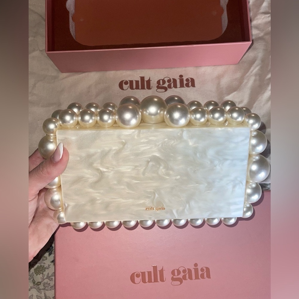 Cult Gaia Eos Evening Acrylic Clutch Bag